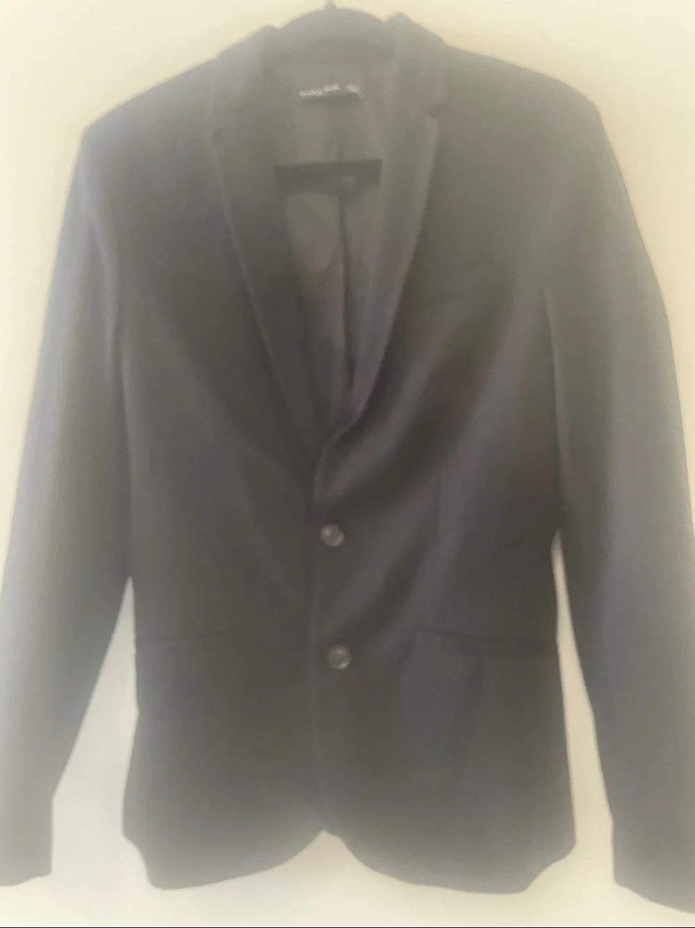ZARA Men Black Two-Button Tailored Blazer